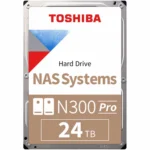 Disco duro Toshiba N300 Pro 24TB NAS 3.5 pulgadas — vista frontal