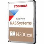 Disco duro Toshiba N300 Pro 24TB NAS 3.5 pulgadas — vista trasera