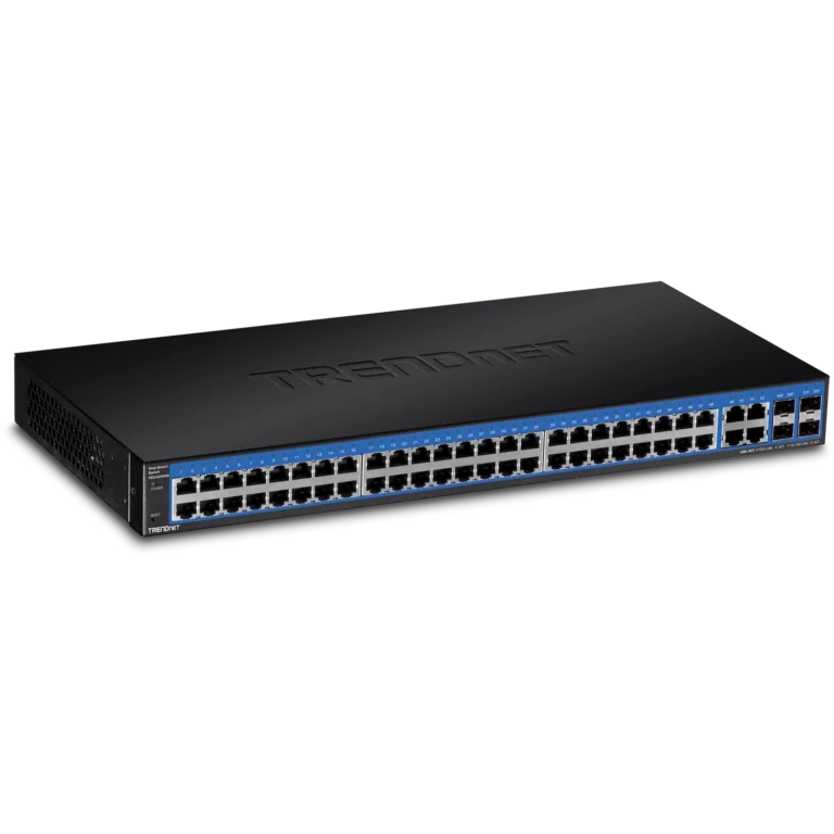 Switch TRENDnet TEG-524WS 52 Puertos Gigabit Web Smart con 4 SFP