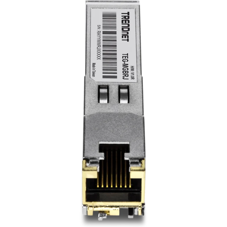 Modulo SFP TRENDnet TEG-MGBRJ 1000BASE-T RJ-45 Cobre hasta 100 m
