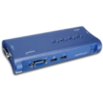 Switch KVM TRENDnet TK-407K 4 Puertos USB con Cables Incluidos