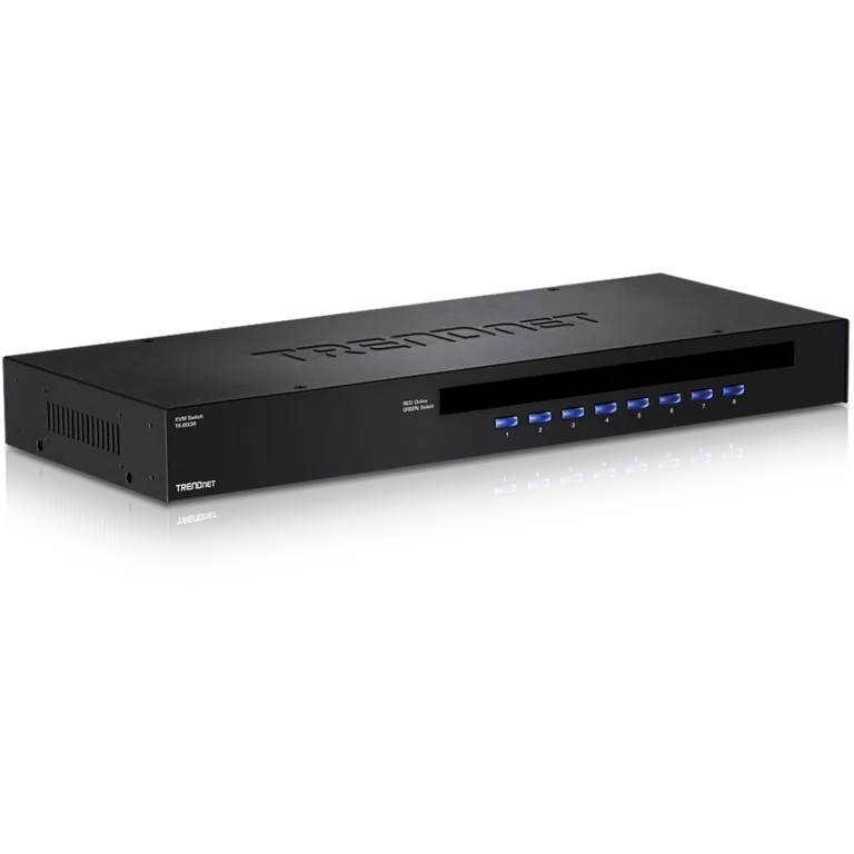 Conmutador KVM TRENDnet TK-803R 8 Puertos VGA