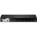 Conmutador KVM TRENDnet TK-803R 8 Puertos VGA — vista trasera
