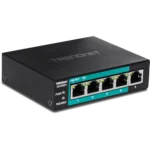 Switch TRENDnet TE-FP051 5 Puertos Fast Ethernet PoE+ Largo Alcance