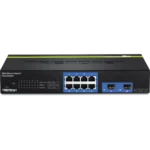 Switch TRENDnet TEG-082WS 10 Puertos Gigabit Web Smart con 2 SFP