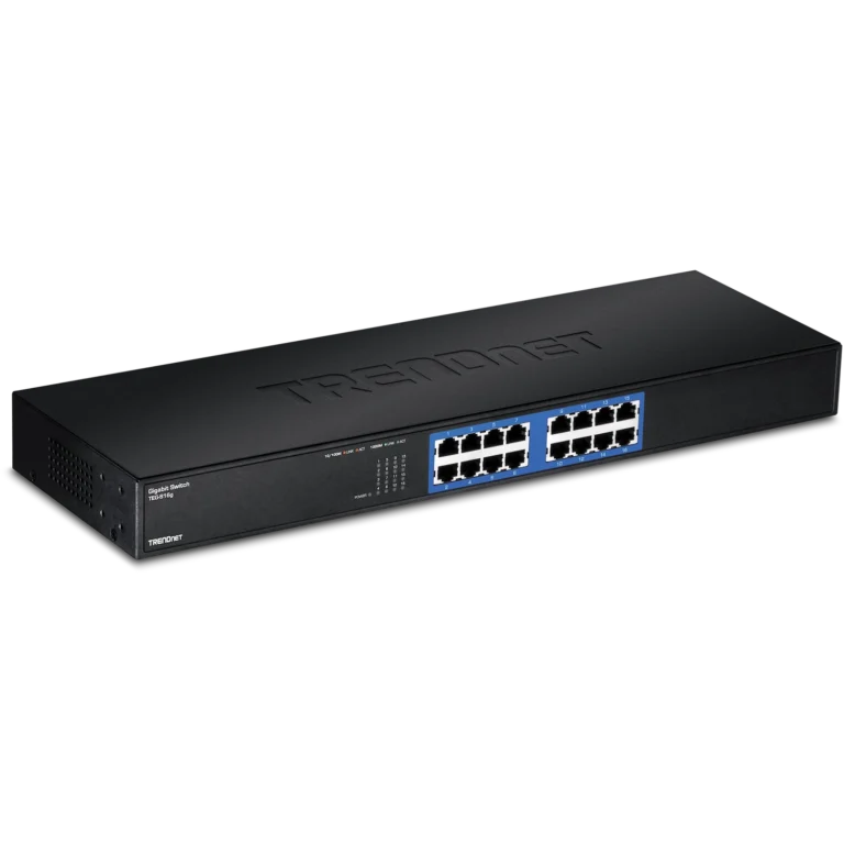 Switch TRENDnet TEG-S16G 16 Puertos Gigabit Metalico Rack 1U
