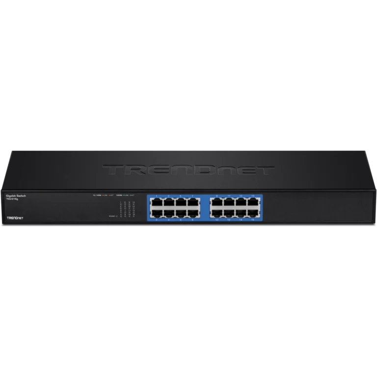 Switch TRENDnet TEG-S16G 16 Puertos Gigabit Metalico Rack 1U