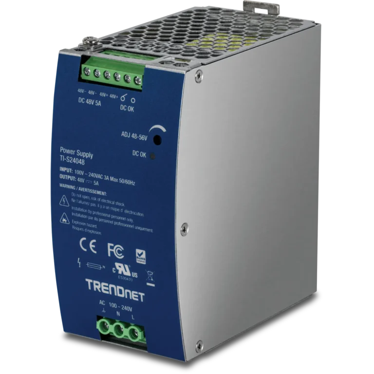 Fuente DIN-Rail Industrial TRENDnet TI-S24048 240 W 48 a 56 V DC