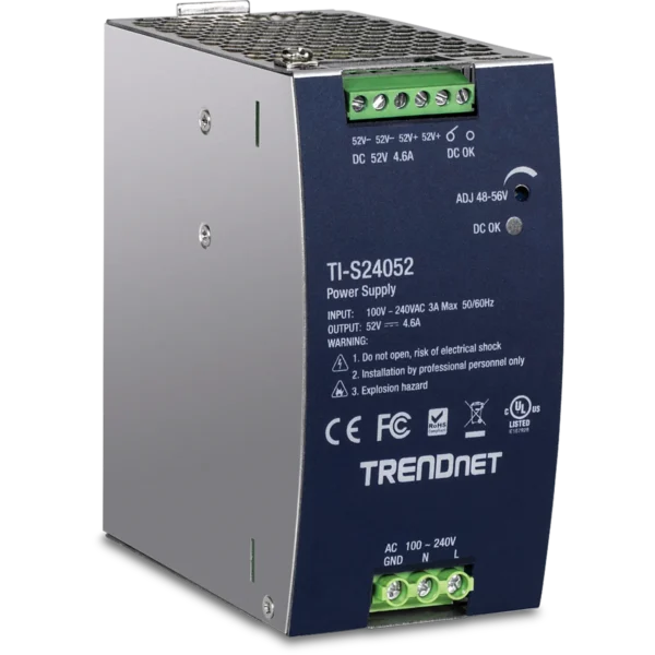 Fuente de Alimentación Industrial TRENDnet TI-S24052 DIN-Rail