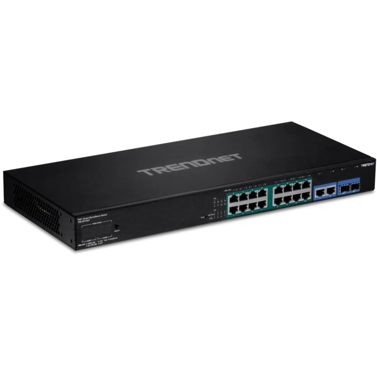 Switch TRENDnet TPE-3018LS 18 Puertos Gigabit PoE+ 220 W Videovigilancia