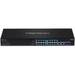 Switch TRENDnet TPE-3018LS 18 Puertos Gigabit PoE+ 220 W Videovigilancia