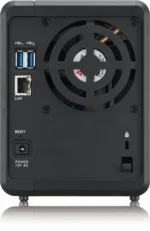 Servidor NAS Zyxel NAS326 2 Bahías — detalle de puertos