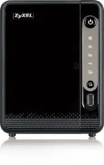 Servidor NAS Zyxel NAS326 2 Bahías — vista lateral